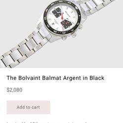 BOLVAINT BALMAT ARGENT IN BLACK 