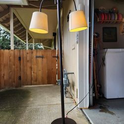 💡Modern Tall Bronze Metal FLOOR LAMP-Excellent Condition!