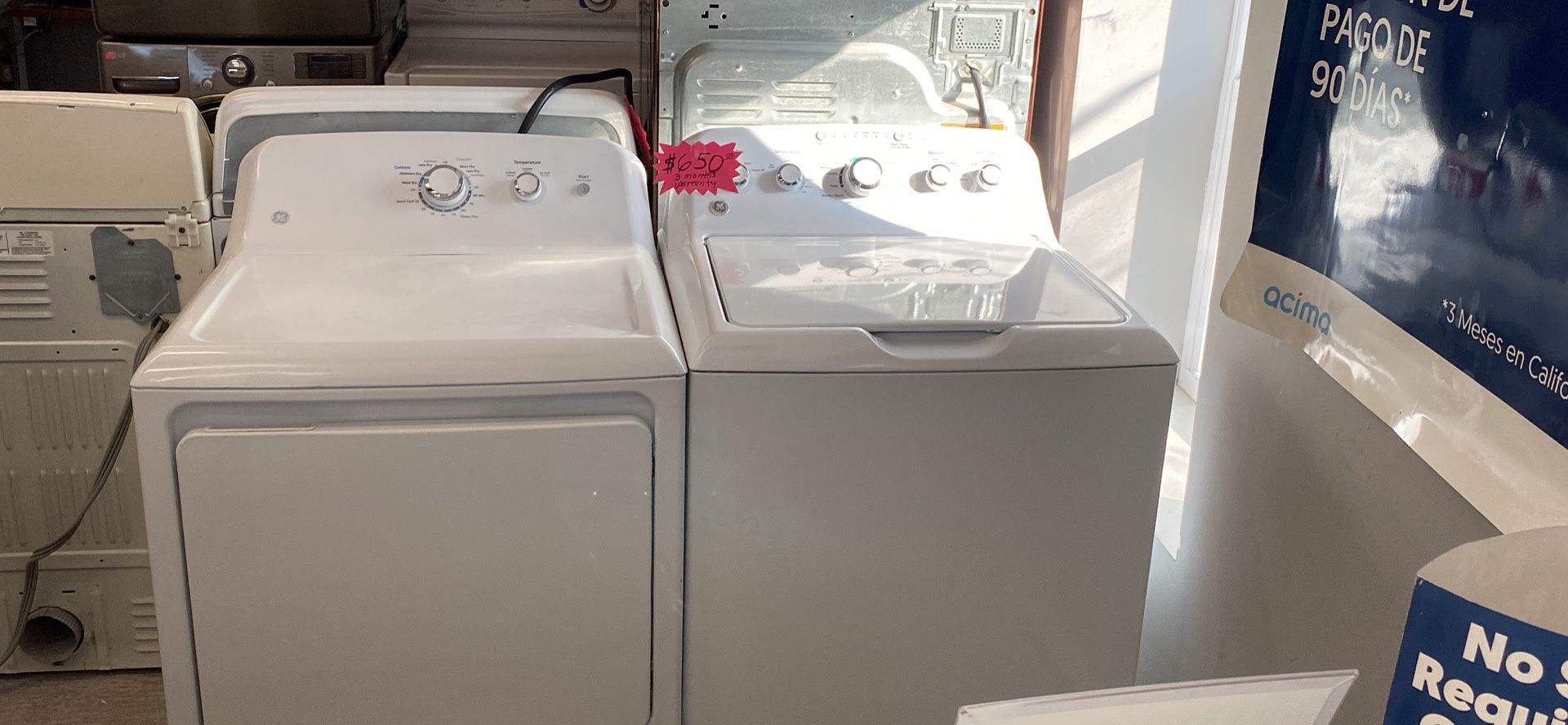 GE Washer And Dryer Set