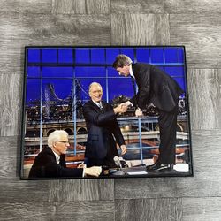 Signed Picture Featuring David Letterman, Martin Short, And Steve Martin