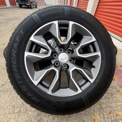 20s Chevy Rst Sliverado Gmc Rims Rines Wheels 6lug Oem 20”  
