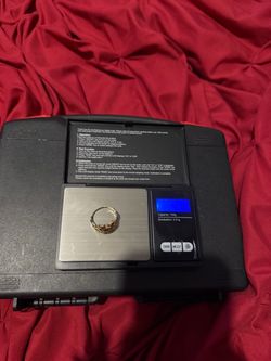 Gold heart nugget ring