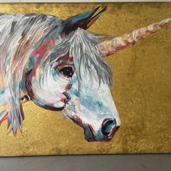 Unicorn Painting On Canvas