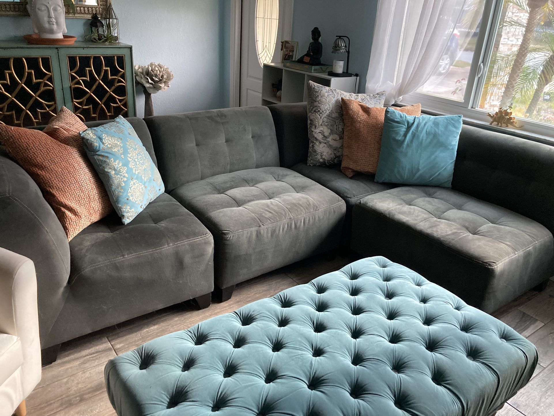 Gray Sectional Couch