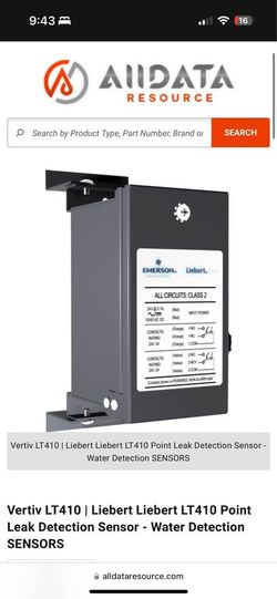 LIEBERT® LIQUI-TECT™ 410 POINT LEAK-DETECTION SENSOR