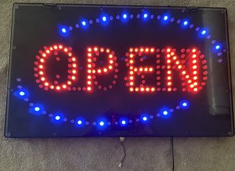 Open/ Closed LED Sign - Lights Of America Model 5000 LEDOC