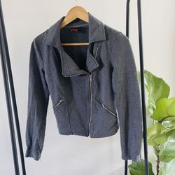 Forever21 grey moto jacket.  Bin k