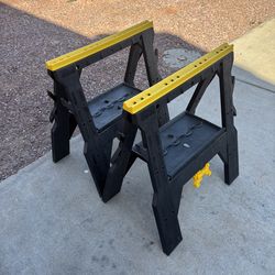 Pair Saw Horses New