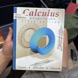 Ron Larson and 2 more Calculus of a Single Variable, 6th Edition