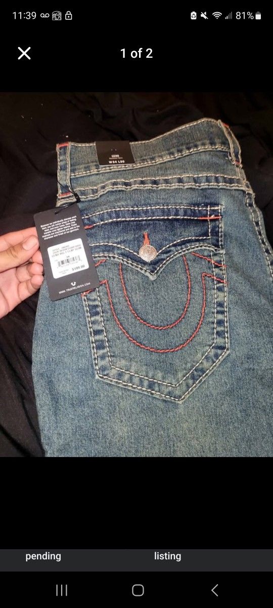 New True Religion Jeans 