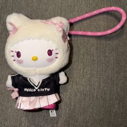 Hello Kitty Pop Star Plush Keychain