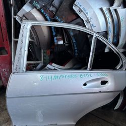 2008 2014 Mercedes Benz C300 C Class Driver Left Rear Door