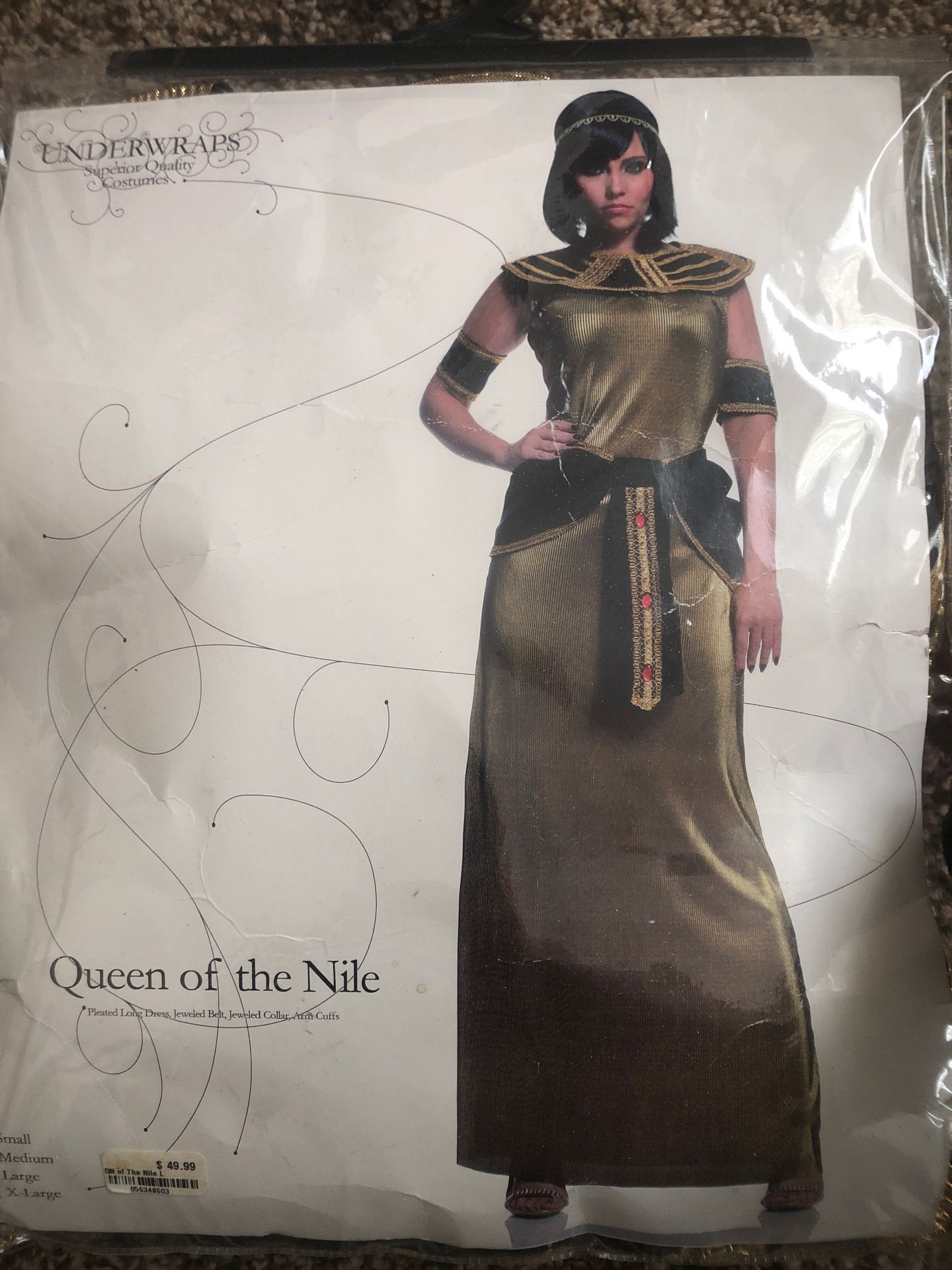 ~ Fancy Cleopatra Adult Halloween or Dress Up Costume