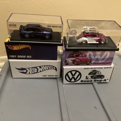 Hot Wheels RLC BMW -M3 Y Volkswagen Kawa-Bug 2 For $100