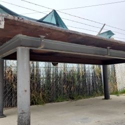 5'×10'×1" Metal  Work Table