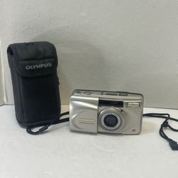 Olympus Infinity Stylus Zoom 105 35mm Point & Shoot Film Camera With Case Tested