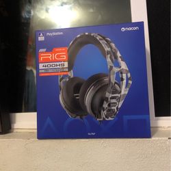 PS4 Nacon Rig 400hs Arctic Camo Gaming Headset 
