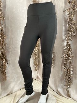 Lou & Grey for LOFT Black Ponte Knit Cargo Leggings Skinny Pants Pockets S NWT