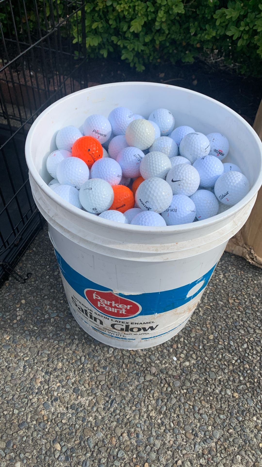 Used Golf Balls Bucket