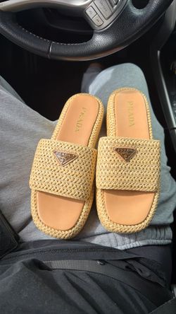 Prada womens authentic sandals