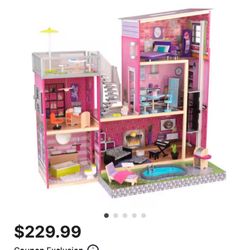 KidKraft Uptown Wooden Dollhouse *PLEASE READ FULL DESCRIPTION* 