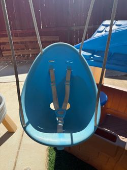 Swurfer Coconut Toddler Bucket Swing with Safety Harness