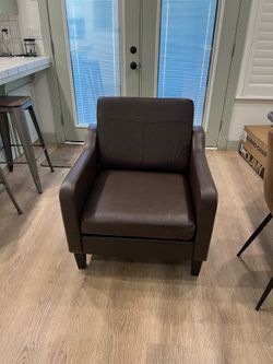 Leather chair (new)