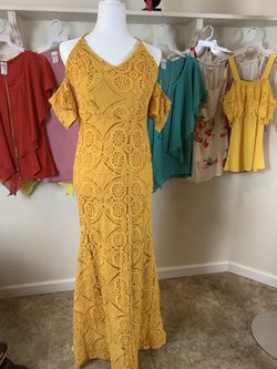 Yellow summer dress