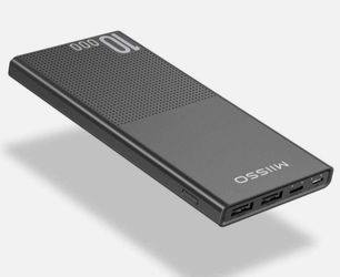 10000mAh Cell Phone External Battery Pack, Portable Phone Charger Power Bank 5V 3.1A Fast Charging Mobile Phone Charger Compatible with iPhone XS/XR/1