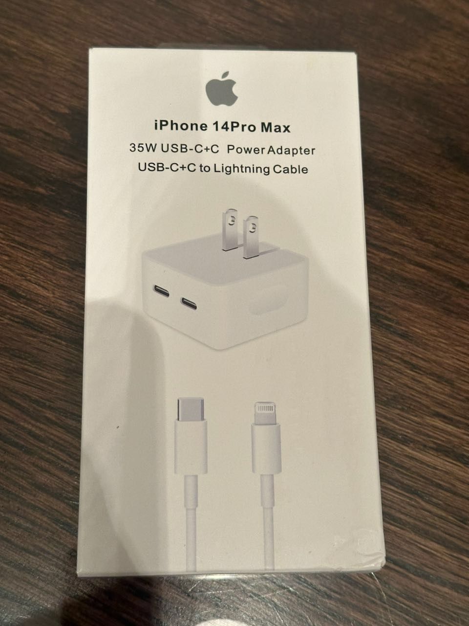 35W Adapter + USBC To Lightening Cable For Apple Devices