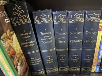 A Treasury Vintage Hardcover Book Collection Set