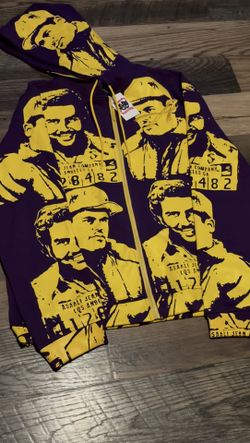 Asaali Jean Co. Cartel Style Front And Back Purple/Yellow Brand New Size XXL