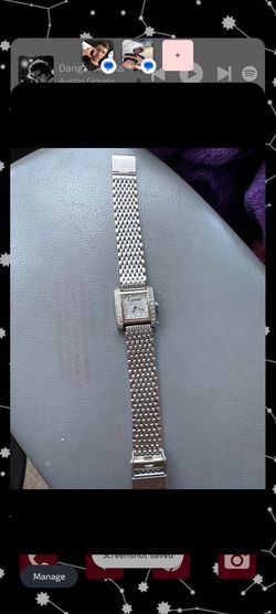 Cartier Tank Watch Silver Mesh Bracelet