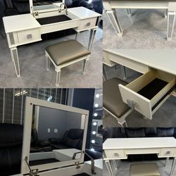 Vanity With Stool Chair New 🏷️📦🚚 Delivery Available 