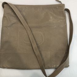 Carlos Falchi Beige Leather Bag