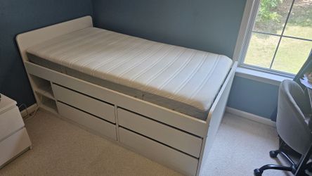 Twin Ikea Slakt Storage Bed Furntiure
