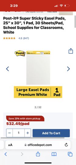 Post It pads 