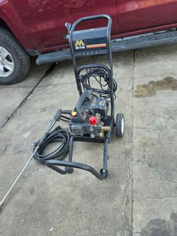 MI-TM Electric Pressure Washer: Cart-Mounted, 120 V – Single-Phase, 1400 psi, 1.5 gpm, 1 1/2 hp