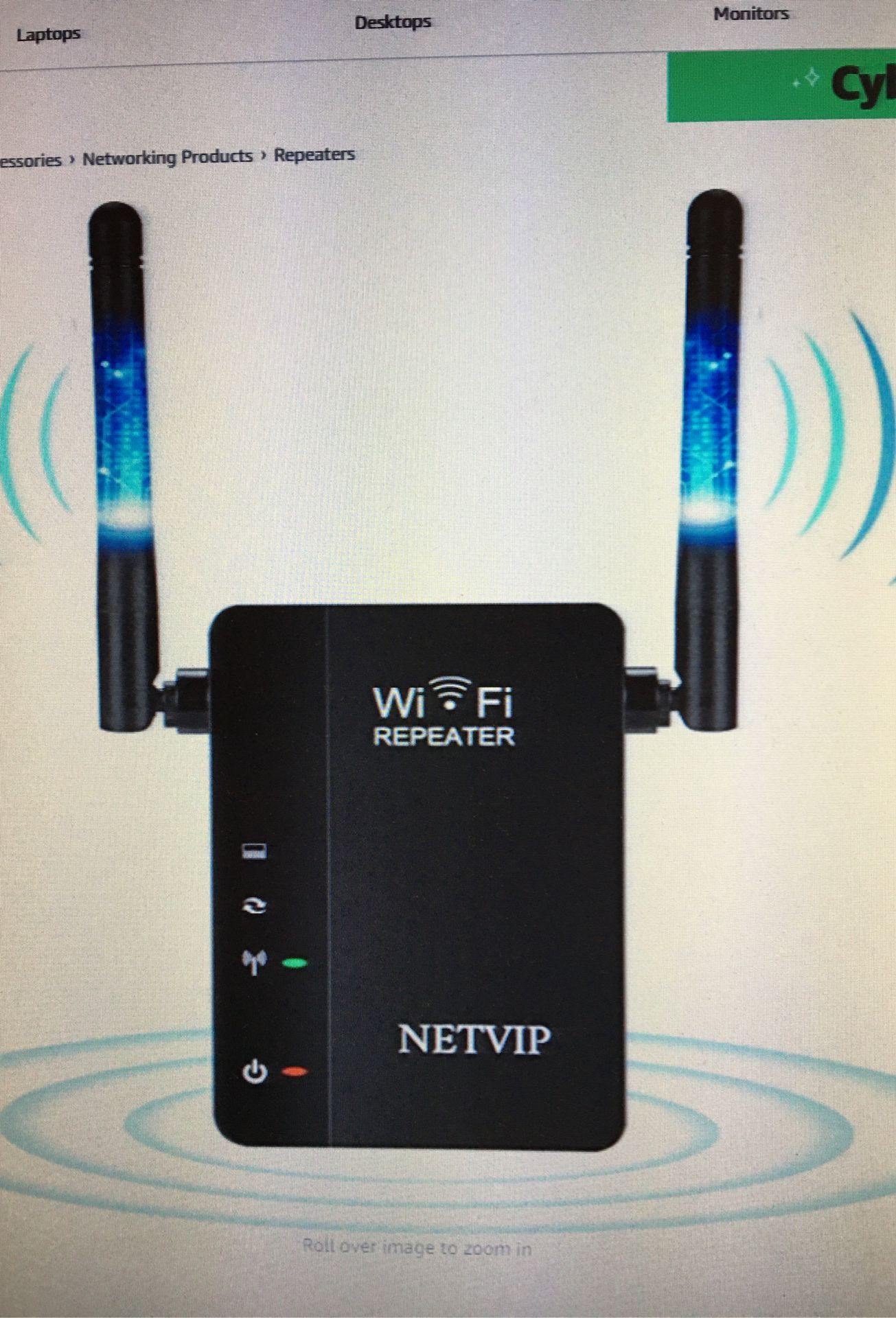 Upgraded WiFi Extender Wi-Fi Internet Signal Booster for Home Wireless Long Range Repeater 300Mbps 2.4GHz WiFi Blast Amplifier with High Gain Externa