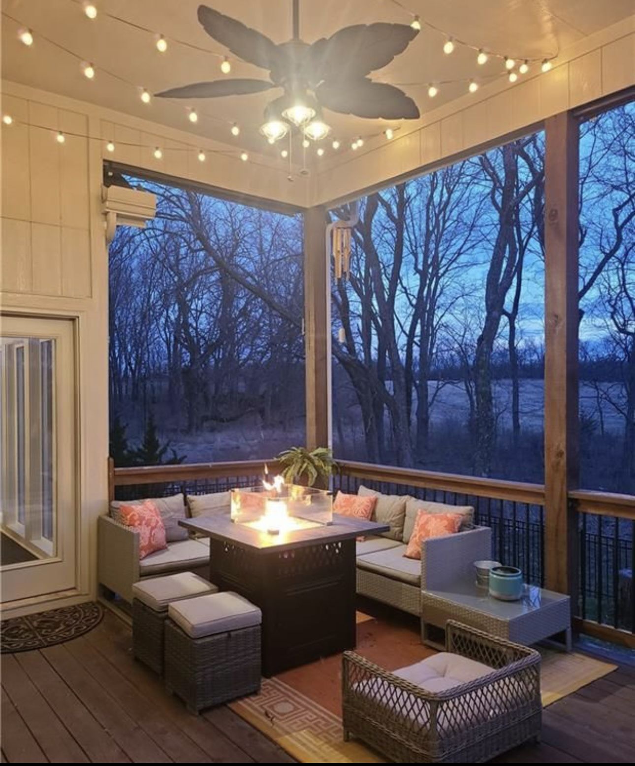 Patio Set w DualHeat Fire Pit