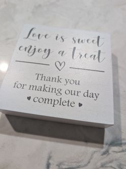 Wedding sign