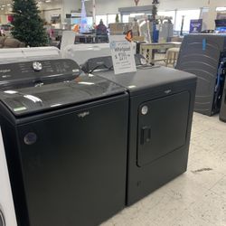 Gas Washer And Dryer Set