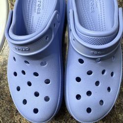 Lavender High Sole Crocs