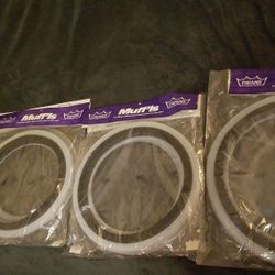 Remo Drum Muffling  Rings and Muffle Pads (Lot)
