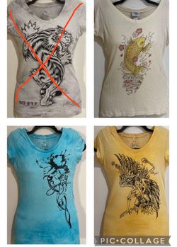  Sinful by affliction T-shirt Sz S 