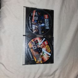 Ps2 Lego Star Wars 1 and 2