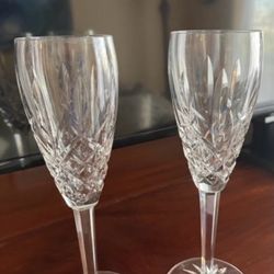 Crystal Champagne Flutes 