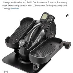 LifePro Under Desk Elliptical - Under Desk Pedal Exerciser to Strengthen Muscles and Build Cardiovascular Fitness - Stationary Desk Exercise Equipment