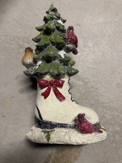 Christmas tree statue figure home decor 11” 