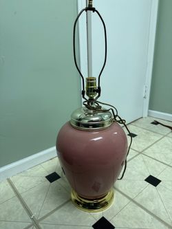 Pink Ceramic Table Lamp